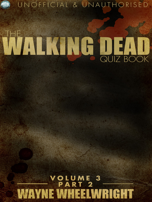 Cover image for The Walking Dead Quiz Book, Volume 3, Part 2